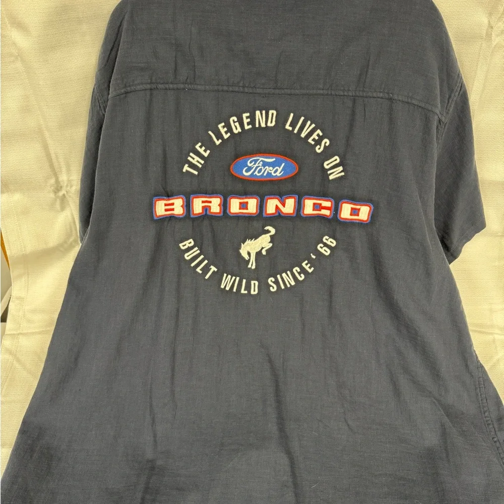 Lucky Brand Men’s 3XL Embroidered Short Sleeve Shirt - New without tag - Picture 5 of 8